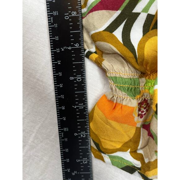 Cato smocked flowy 3/4 length sleeve multicolored top, size 22 - Picture 9 of 10